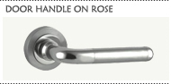 door handle on rose